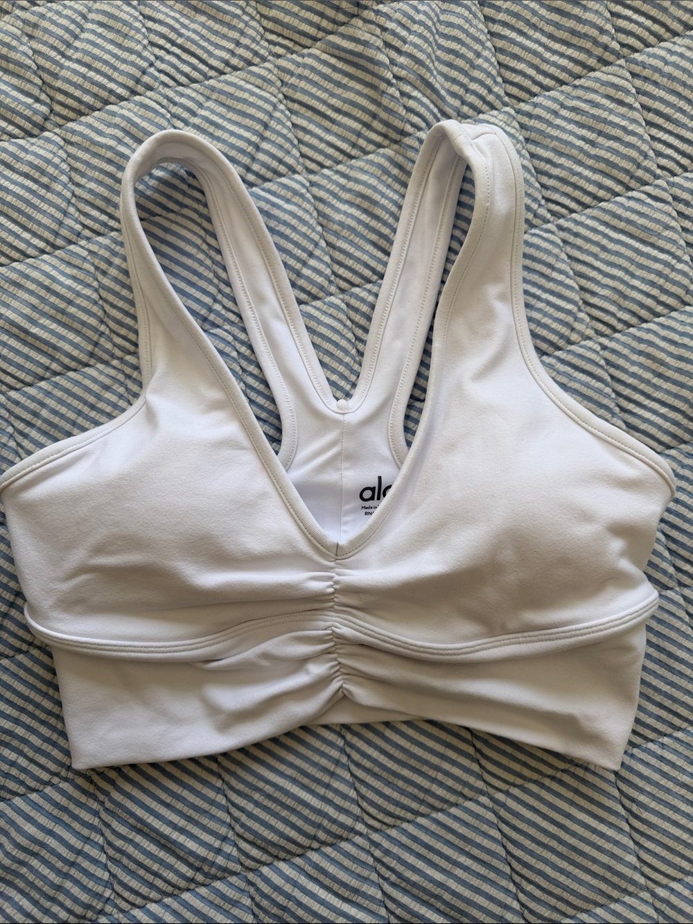 white ALO bra!